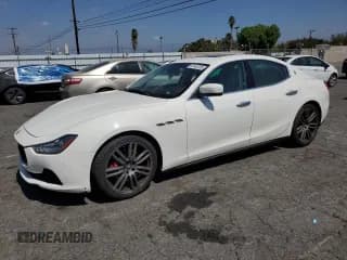 ✅ 2014 Maserati Ghibli S Q4 • VIN: ZAM57RTAXE1088806 • Лот: 80145725. Опубликован ранее на Copart с пробегом 122 075 миль. Бесплатный доступ к архиву аукционных продаж из США и подробный отчёт об истории автомобиля на DreamBid. Изображение 1.