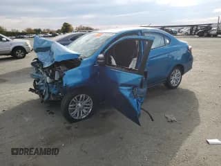 ✅ 2024 Mitsubishi Mirage SE • VIN: ML32FVFJ3RHF12652 • Lot: 91608105. Listed on Copart with Not provided. Free auction sales archive from the USA and detailed vehicle history report at DreamBid. Image 1.