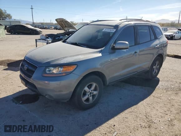 ✅ 2007 Hyundai Santa Fe GLS • VIN: 5NMSG13D17H106086 • Lot: 87237624. Listed on Copart with 186,065 mi. Free auction sales archive from the USA and detailed vehicle history report at DreamBid. Image 1.