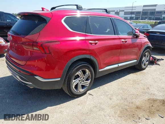 ✅ 2022 Hyundai Santa Fe SEL • VIN: 5NMS34AJ7NH445194 • Lot: 43362263. Listed on IAAI with 47,378 mi. Free auction sales archive from the USA and detailed vehicle history report at DreamBid. Image 4.