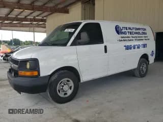 ✅ 2014 Chevrolet Express Cargo • VIN: 1GCWGFCA0E1191448 • Lot: 70567105. Listed on Copart with 287,024 mi. Free auction sales archive from the USA and detailed vehicle history report at DreamBid. Image 1.