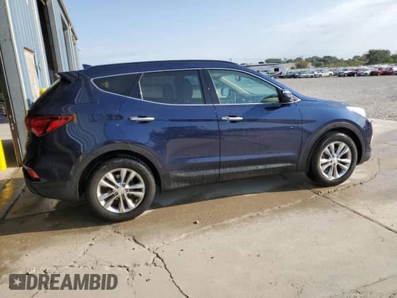 2017 Hyundai Santa Fe 2.0T with VIN 5XYZUDLA4HG478449, listed as a Copart auction lot 80158215 with 130,566 mi miles and Clean title. Bid and sale history available at DreamBid. Image 3.