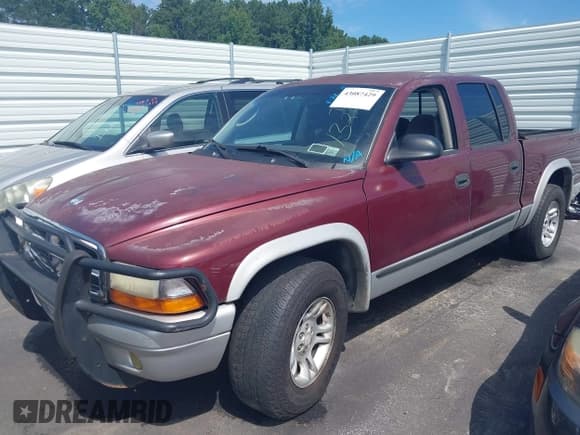 ✅ 2003 Dodge Dakota SLT • VIN: 1D7HL48X13S132234 • Lot: 43087429. Wystawiony na IAAI z przebiegiem 166 002 mil. Bezpłatny archiwum sprzedaży aukcyjnych z USA i szczegółowy raport historii pojazdu na DreamBid. Zdjęcie 2.
