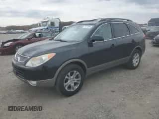 2011 Hyundai Veracruz GLS z VIN KM8NUDCC6BU148930, wystawiony jako Copart lot #76279004 z przebiegiem 222 893 mil mil oraz Czysty tytuł • Clean title. Historia ofert i sprzedaży dostępna na DreamBid. Obrazek 1.