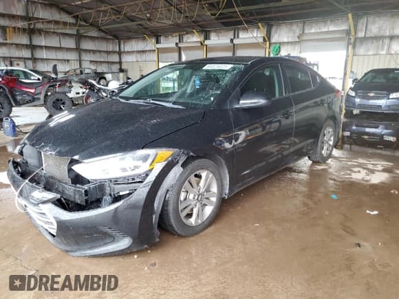 ✅ 2018 Hyundai Elantra SEL • VIN: 5NPD84LF6JH377292 • Lot: 84025025. Listed on Copart with 127,868 mi. Free auction sales archive from the USA and detailed vehicle history report at DreamBid. Image 1.