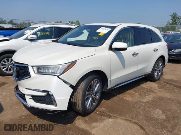 ✅ 2017 Acura MDX Technology • VIN: 5FRYD4H57HB024970 • Lot: 42823830. Listed on IAAI with 105,048 mi. Free auction sales archive from the USA and detailed vehicle history report at DreamBid. Image 2.