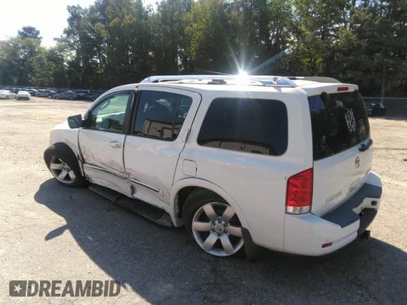 ✅ 2010 Nissan Armada Titanium • VIN: 5N1AA0NC9AN602612 • Lot: 42956377. Listed on IAAI with 153,483 mi. Free auction sales archive from the USA and detailed vehicle history report at DreamBid. Image 3.
