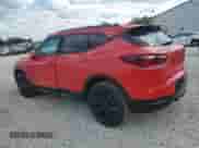 2020 Chevrolet Blazer RS z VIN 3GNKBERS6LS661167, wystawiony jako Copart lot #80670105 z przebiegiem 76 162 mil mil oraz Szkoda całkowita • Salvage title. Historia ofert i sprzedaży dostępna na DreamBid. Obrazek 2.