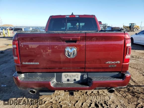 2022 Ram 1500 Laramie with VIN 1C6SRFJT7NN135357, listed as a Copart auction lot 85384325 with 55,332 mi miles and Salvage title. Bid and sale history available at DreamBid. Image 6.