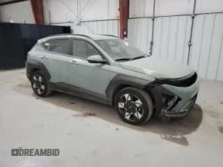 2024 Hyundai Kona SEL with VIN KM8HB3AB9RU131041, listed as a Copart auction lot 44069045 with 12,885 mi miles and Clean title. Bid and sale history available at DreamBid. Image 4.