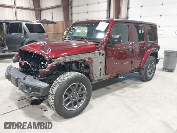 ✅ 2021 Jeep Wrangler Unlimited Sport S • VIN: 1C4HJXDN1MW596334 • Lot: 41730278. Wystawiony na IAAI z przebiegiem 64 126 mil. Bezpłatny archiwum sprzedaży aukcyjnych z USA i szczegółowy raport historii pojazdu na DreamBid. Zdjęcie 2.