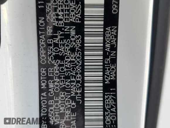 ✅ 2022 Lexus UX 250h F Sport • VIN: JTHE9JBHXN2057983 • Лот: 71456654. Опубликован ранее на Copart с пробегом 27 367 миль. Бесплатный доступ к архиву аукционных продаж из США и подробный отчёт об истории автомобиля на DreamBid. Изображение 14.