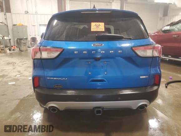 ✅ 2020 Ford Escape Titanium • VIN: 1FMCU9J97LUB29123 • Lot: 52512255. Listed on Copart with 76,687 mi. Free auction sales archive from the USA and detailed vehicle history report at DreamBid. Image 6.
