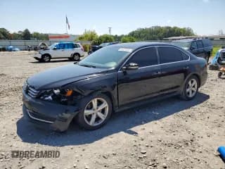 ✅ 2013 Volkswagen Passat SE • VIN: 1VWBH7A34DC079824 • Lot: 69327635. Listed on Copart with 199,505 mi. Free auction sales archive from the USA and detailed vehicle history report at DreamBid. Image 1.
