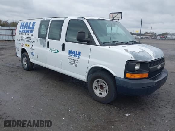 ✅ 2009 Chevrolet Express Cargo • VIN: 1GCGG29CX91103940 • Lot: 43838851. Listed on IAAI with Not provided. Free auction sales archive from the USA and detailed vehicle history report at DreamBid. Image 1.