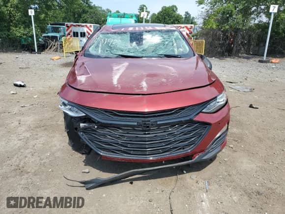 2019 Chevrolet Malibu Premier with VIN 1G1ZE5SX4KF222193, listed as a Copart auction lot 62448535 with 69,858 mi miles and Non repairable. Bid and sale history available at DreamBid. Image 5.