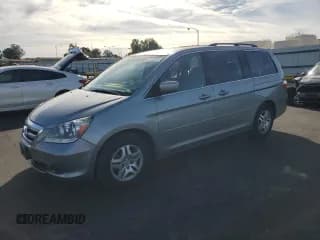 ✅ 2006 Honda Odyssey EX-L • VIN: 5FNRL38626B020706 • Лот: 92313235. Опубликован ранее на Copart с пробегом 149 447 миль. Бесплатный доступ к архиву аукционных продаж из США и подробный отчёт об истории автомобиля на DreamBid. Изображение 1.