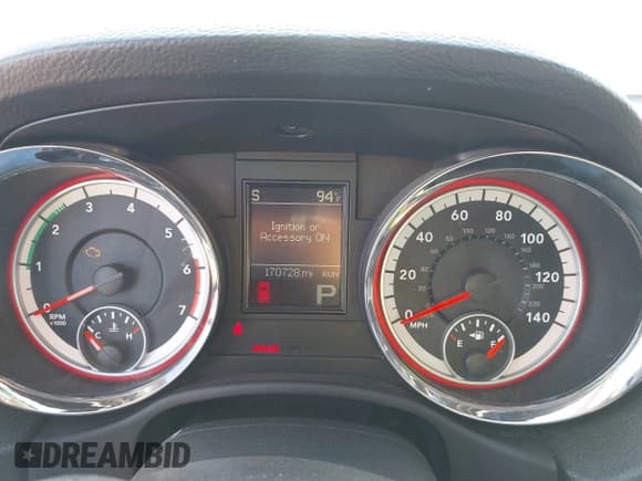 ✅ 2013 Dodge Durango Citadel • VIN: 1C4SDJET9DC677672 • Lot: 43708987. Listed on IAAI with 170,728 mi. Free auction sales archive from the USA and detailed vehicle history report at DreamBid. Image 7.