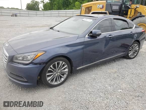 2015 Hyundai Genesis 3.8L z VIN KMHGN4JE8FU077813, wystawiony jako Copart lot #52880775 z przebiegiem 112 354 mil mil oraz Szkoda całkowita • Salvage title. Historia ofert i sprzedaży dostępna na DreamBid. Obrazek 1.