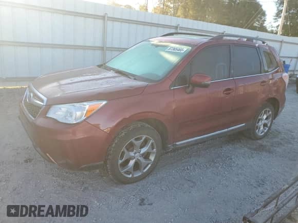 2016 Subaru Forester Touring with VIN JF2SJAXC4GH432275, listed as a Copart auction lot 87365465 with 167,351 mi miles and Salvage title. Bid and sale history available at DreamBid. Image 1.