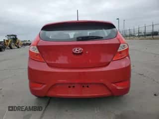2017 Hyundai Accent SE with VIN KMHCT5AE7HU319956, listed as a Copart auction lot 84587745 with 87,756 mi miles and Salvage title. Bid and sale history available at DreamBid. Image 6.