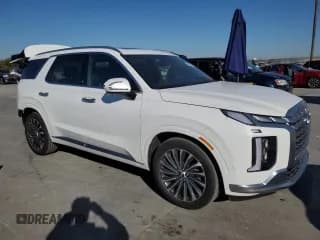 ✅ 2025 Hyundai Palisade Calligraphy • VIN: KM8R74GE8SU815596 • Лот: 82598924. Опубликован ранее на Copart с пробегом 6 823 миль. Бесплатный доступ к архиву аукционных продаж из США и подробный отчёт об истории автомобиля на DreamBid. Изображение 4.