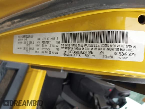 ✅ 2008 Jeep Wrangler X • VIN: 1J4FA24108L645810 • Lot: 42104132. Listed on IAAI with 29,633 mi. Free auction sales archive from the USA and detailed vehicle history report at DreamBid. Image 9.