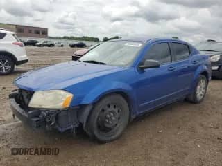 2012 Dodge Avenger SE with VIN 1C3CDZAG8CN269599, listed as a Copart auction lot 58558585 with 155,073 mi miles and Salvage title. Bid and sale history available at DreamBid. Image 1.