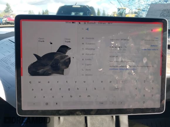 ✅ 2023 Tesla Model Y Long Range • VIN: 7SAYGDEEXPF689909 • Lot: 43551907. Listed on IAAI with 57,191 mi. Free auction sales archive from the USA and detailed vehicle history report at DreamBid. Image 7.