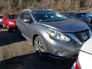 ✅ 2015 Nissan Murano SV • VIN: 5N1AZ2MH9FN232609 • Lot: 43869249. Listed on IAAI with 139,415 mi. Free auction sales archive from the USA and detailed vehicle history report at DreamBid. Image 1.