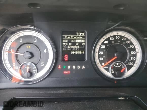 2014 Ram 1500 Tradesman with VIN 1C6RR7KM6ES343873, listed as a Copart auction lot 41439005 with 164,979 mi miles and Salvage title. Bid and sale history available at DreamBid. Image 9.