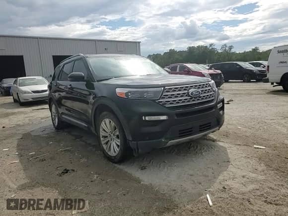 2022 Ford Explorer Limited with VIN 1FMSK7FH1NGA44124, listed as a Copart auction lot 83870445 with 145,647 mi miles and Salvage title. Bid and sale history available at DreamBid. Image 14.