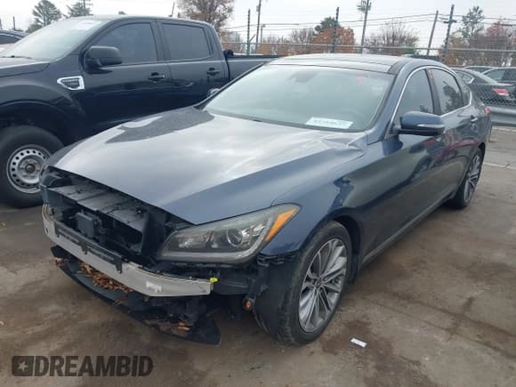 ✅ 2015 Hyundai Genesis 3.8L • VIN: KMHGN4JE8FU033245 • Лот: 43755627. Опубликован ранее на IAAI с пробегом 145 333 миль. Бесплатный доступ к архиву аукционных продаж из США и подробный отчёт об истории автомобиля на DreamBid. Изображение 2.