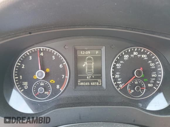 ✅ 2013 Volkswagen Jetta Autobahn • VIN: 3VW4A7AJXDM358530 • Lot: 48483335. Listed on Copart with 149,341 mi. Free auction sales archive from the USA and detailed vehicle history report at DreamBid. Image 9.