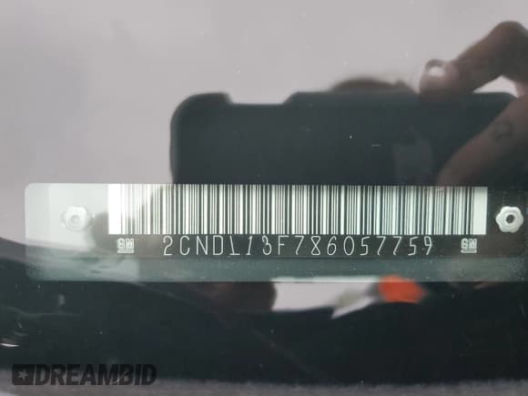 ✅ 2008 Chevrolet Equinox LS • VIN: 2CNDL13F786057759 • Лот: 47737534. Опубликован ранее на Copart с пробегом 86 134 миль. Бесплатный доступ к архиву аукционных продаж из США и подробный отчёт об истории автомобиля на DreamBid. Изображение 14.