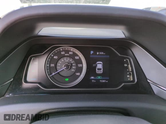 ✅ 2021 Hyundai Ioniq Blue • VIN: KMHC65LC2MU245441 • Lot: 51961765. Wystawiony na Copart z przebiegiem 73 381 mil. Bezpłatny archiwum sprzedaży aukcyjnych z USA i szczegółowy raport historii pojazdu na DreamBid. Zdjęcie 9.