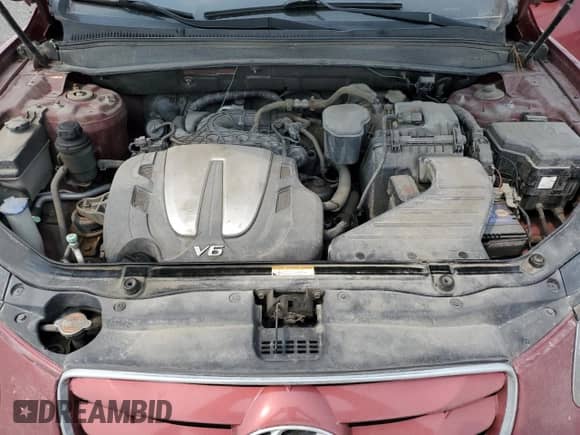 2010 Hyundai Santa Fe GL with VIN 5NMSGDAGXAH369098, listed as a Copart auction lot 60051345 with 202,136 mi miles and Clean title. Bid and sale history available at DreamBid. Image 12.