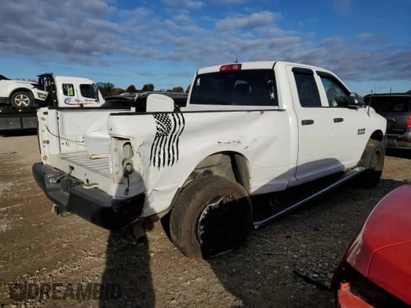 2015 Ram 1500 Express with VIN 1C6RR7FG5FS708131, listed as a Copart auction lot 75987964 with 107,635 mi miles and Clean title. Bid and sale history available at DreamBid. Image 3.
