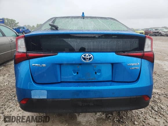2021 Toyota Prius L Eco with VIN JTDKAMFU6M3145619, listed as a Copart auction lot 60266185 with 43,256 mi miles and Salvage title. Bid and sale history available at DreamBid. Image 6.