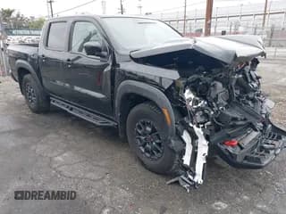 ✅ 2024 Nissan Frontier SV • VIN: 1N6ED1EK0RN654245 • Lot: 41919490. Listed on IAAI with 12,808 mi. Free auction sales archive from the USA and detailed vehicle history report at DreamBid. Image 1.