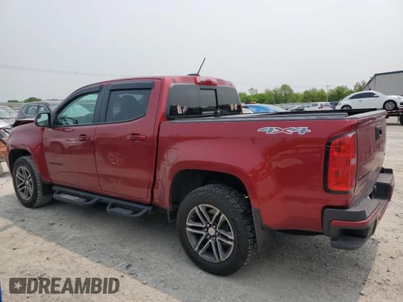 ✅ 2021 Chevrolet Colorado 4WD LT • VIN: 1GCGTCEN8M1139904 • Lot: 59256855. Listed on Copart with 104,869 mi. Free auction sales archive from the USA and detailed vehicle history report at DreamBid. Image 2.