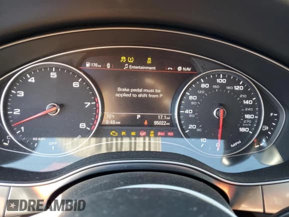 ✅ 2016 Audi A6 Premium • VIN: WAUFFAFC8GN186607 • Lot: 69289675. Listed on Copart with 95,022 mi. Free auction sales archive from the USA and detailed vehicle history report at DreamBid. Image 9.