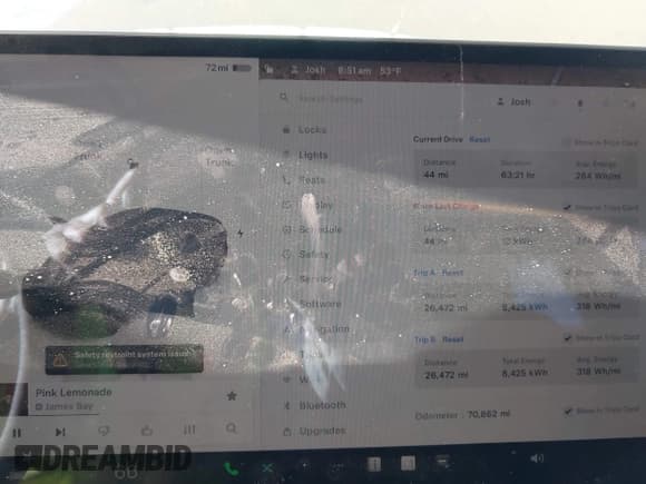 ✅ 2023 Tesla Model Y Long Range • VIN: 7SAYGDEE8PF815622 • Lot: 41515433. Listed on IAAI with 70,862 mi. Free auction sales archive from the USA and detailed vehicle history report at DreamBid. Image 7.