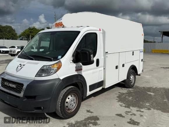 ✅ 2019 Ram ProMaster • VIN: 3C7WRVKG2KE512637 • Лот: 80774615. Опубликован ранее на Copart с пробегом 71 332 миль. Бесплатный доступ к архиву аукционных продаж из США и подробный отчёт об истории автомобиля на DreamBid. Изображение 2.