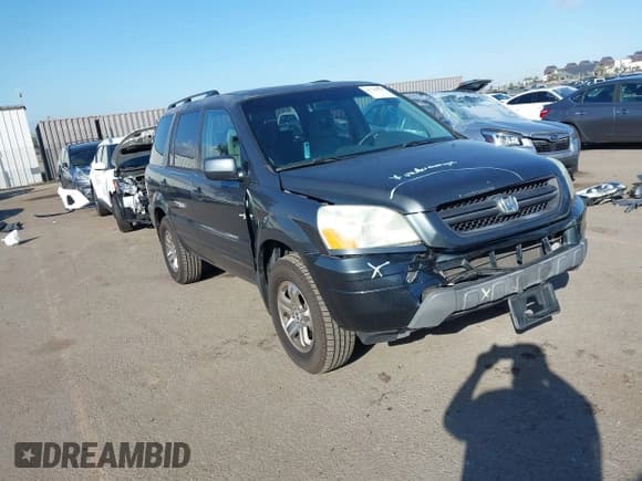 ✅ 2004 Honda Pilot EX • VIN: 2HKYF18524H527151 • Lot: 43749919. Wystawiony na IAAI z przebiegiem 217 658 mil. Bezpłatny archiwum sprzedaży aukcyjnych z USA i szczegółowy raport historii pojazdu na DreamBid. Zdjęcie 1.