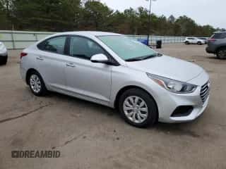 2022 Hyundai Accent SEL with VIN 3KPC24A61NE157357, listed as a Copart auction lot 72970402 with 9,604 mi miles and . Bid and sale history available at DreamBid. Image 4.