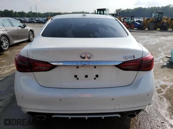 ✅ 2020 Infiniti Q50 Red Sport 400 • VIN: JN1FV7AP4LM630040 • Lot: 53489304. Listed on Copart with 38,338 mi. Free auction sales archive from the USA and detailed vehicle history report at DreamBid. Image 6.