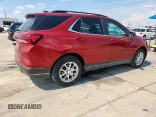 2022 Chevrolet Equinox LT с VIN 3GNAXUEV0NL218632, выставлен на аукционе Copart как лот 80745025 с пробегом 34 645 миль миль и Списание • Salvage title. История ставок и продаж доступна на DreamBid. Изображение 3.