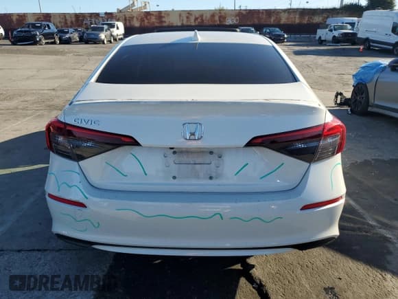 ✅ 2024 Honda Civic EX • VIN: 2HGFE1F74RH304478 • Lot: 86858515. Listed on Copart with 24,288 mi. Free auction sales archive from the USA and detailed vehicle history report at DreamBid. Image 6.