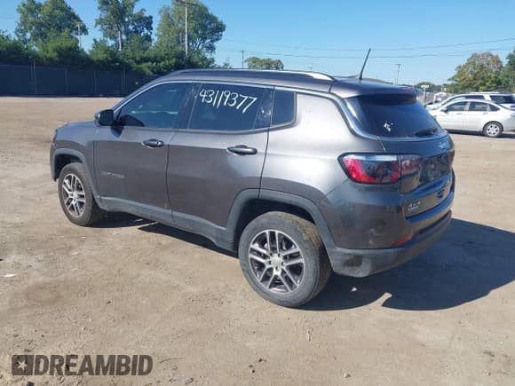 2020 Jeep Compass Latitude с VIN 3C4NJDBB6LT255915, выставлен на аукционе IAAI как лот 43119377 с пробегом 76 566 миль миль и . История ставок и продаж доступна на DreamBid. Изображение 3.